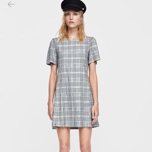 Zara Plaid Mini Dress